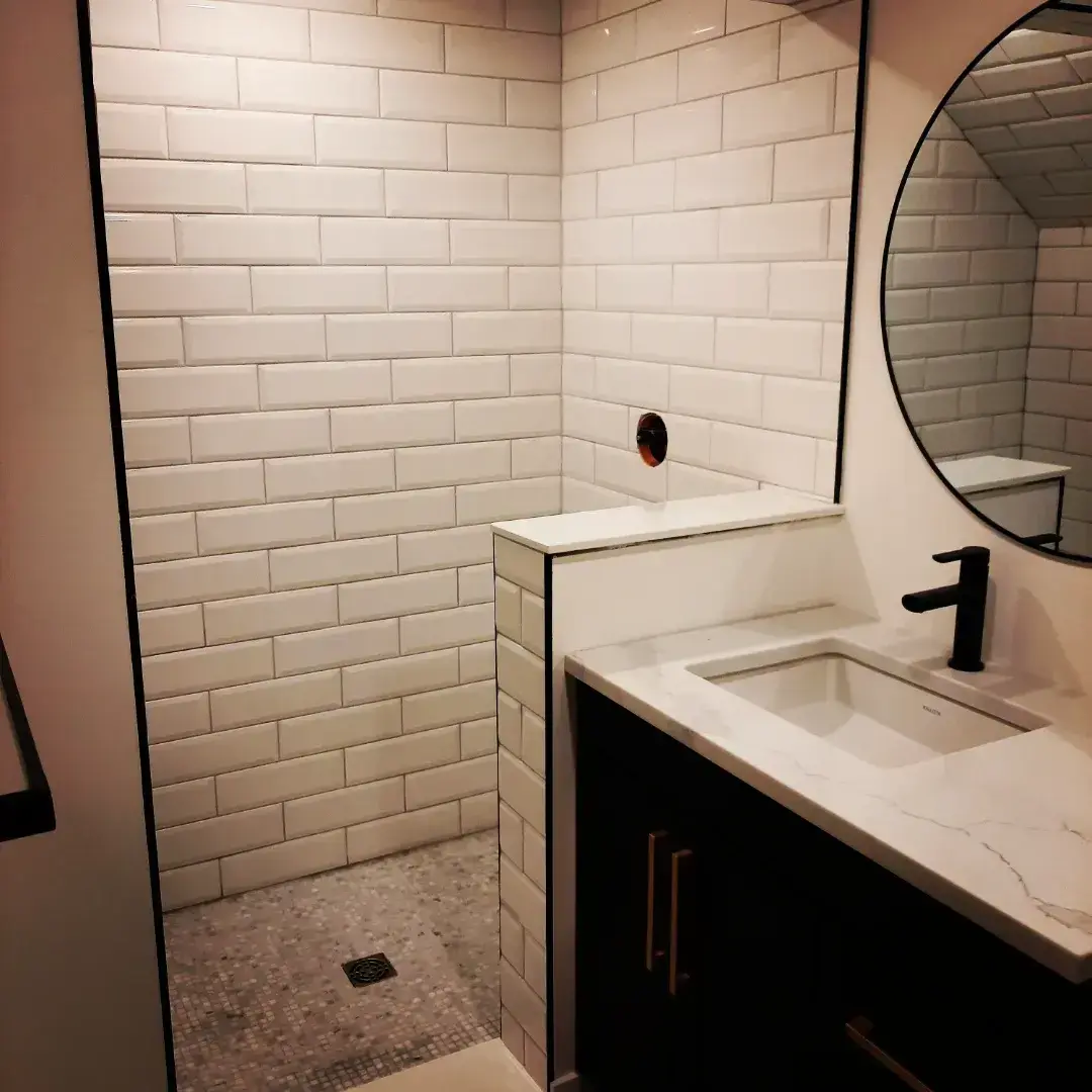 Tub to shower conversion